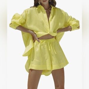 2 piece set- includes Top & Shorts